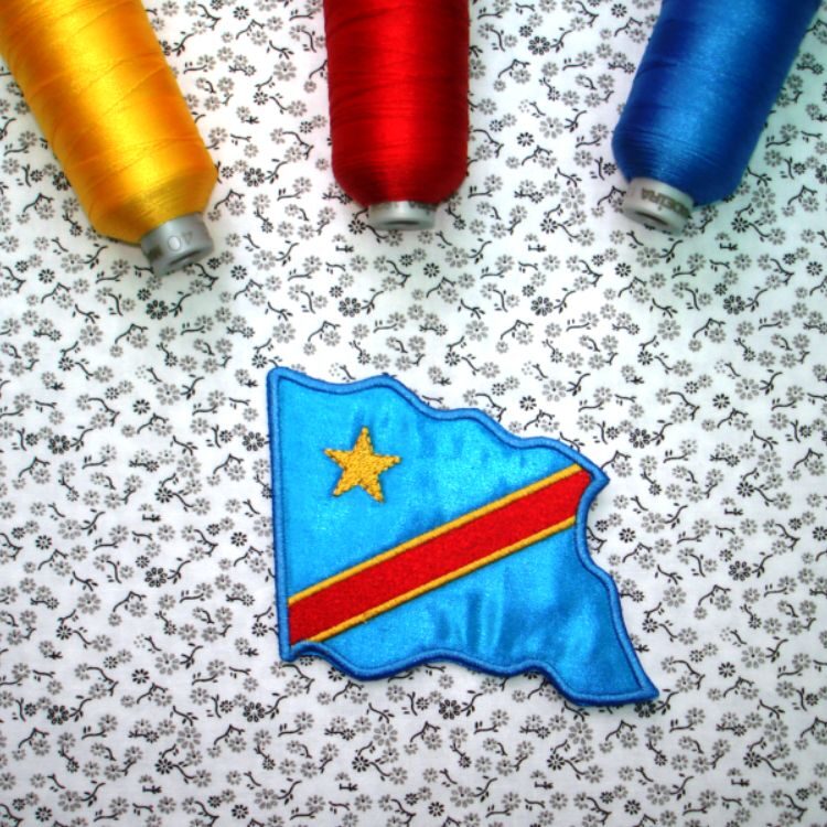 1987 - Bandeira da República Democrática do Congo
